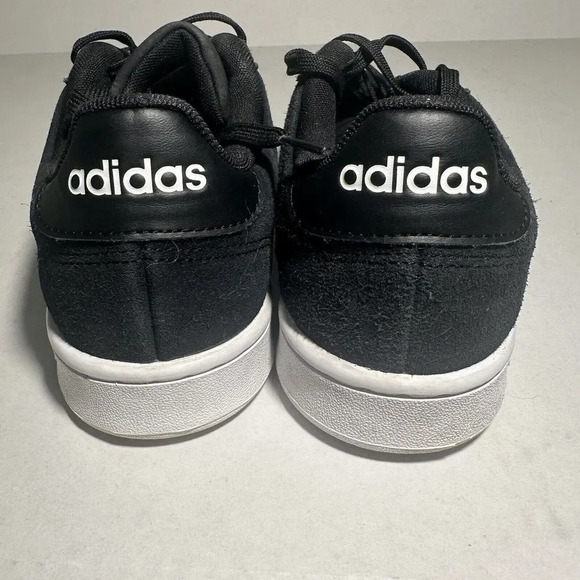 Adidas Grand Court Black Suede 9.5 Classic Design EUC - Picture 6 of 12